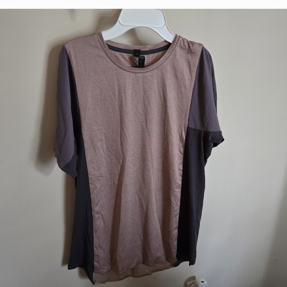 Lululemon Athletica Robert Geller Pink Relaxed Boxy Tee.